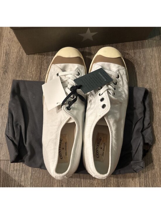 VTG Converse John Varvatos Jack Purcell Unisex White Canvas Shoes Size 13